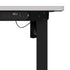 Electric Standing Desk Single Motor Black&White 140CM
