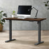 Electric Standing Desk Single Motor Black&Walnut 140CM