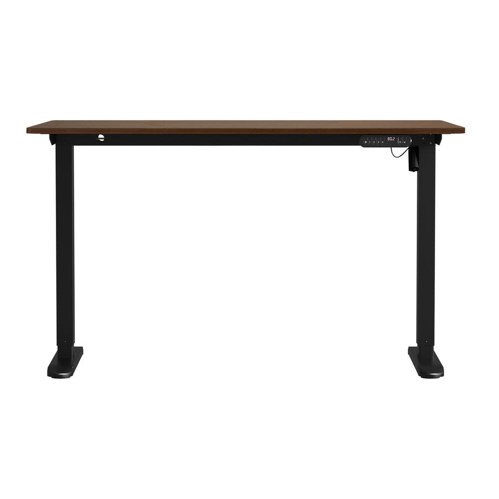 Electric Standing Desk Single Motor Black&Walnut 140CM