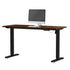 Electric Standing Desk Single Motor Black&Walnut 140CM