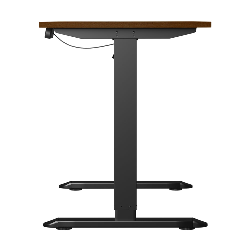 Electric Standing Desk Single Motor Black&Walnut 140CM