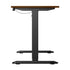Electric Standing Desk Single Motor Black&Walnut 140CM