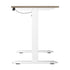 Electric Standing Desk Single Motor White&Grey-Oak 140CM