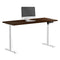 Electric Standing Desk Single Motor White&Walnut 140CM