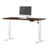 Electric Standing Desk Single Motor White&Walnut 140CM