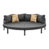 Outdoor Round Daybed Large Sun Lounge Furniture Lounger Sofa