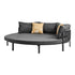 Outdoor Round Daybed Large Sun Lounge Furniture Lounger Sofa