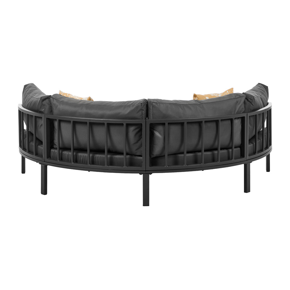 Outdoor Round Daybed Large Sun Lounge Furniture Lounger Sofa