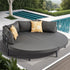 Outdoor Round Daybed Large Sun Lounge Furniture Lounger Sofa