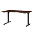 L-shape Electric Standing Desk Single Motor 145CM Black&Walnut