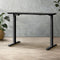 Oikiture Sit-Stand Desk Frame Adjustable Electric Standing Desk Black 85kg