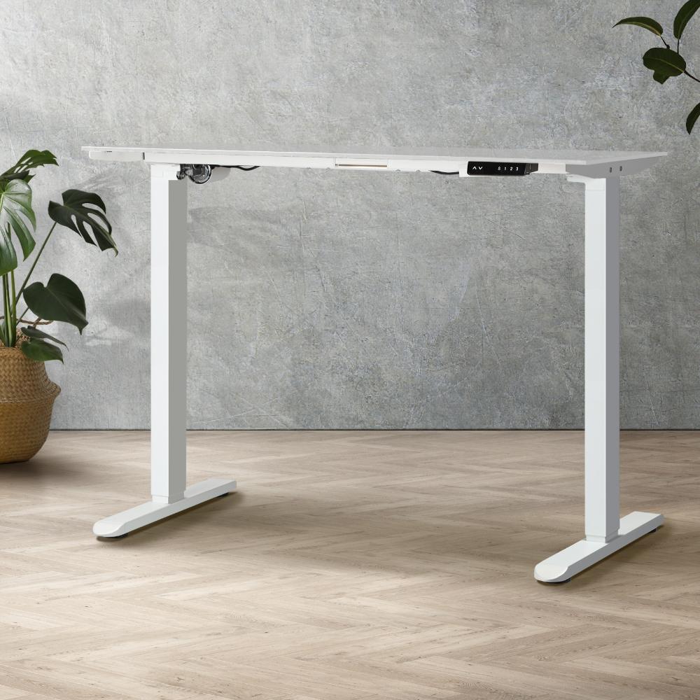 Standing Desk Frame Adjustable Motorised White