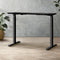 Oikiture Dual Motor Sit-Stand Desk Frame Electric Adjustable Standing Desk Black 120kg