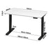 Standing Desk Adjustable Motorised Black&White