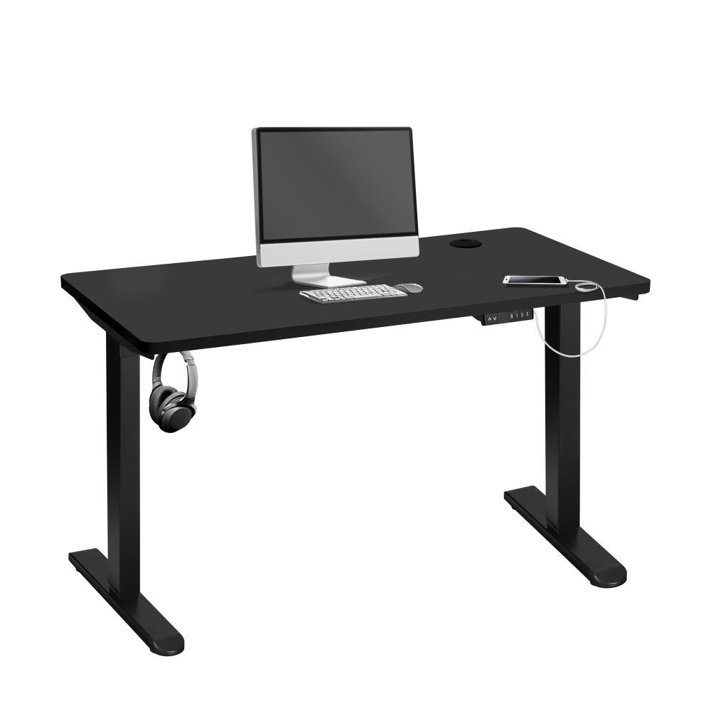 Standing Desk Adjustable Motorised 140cm Black