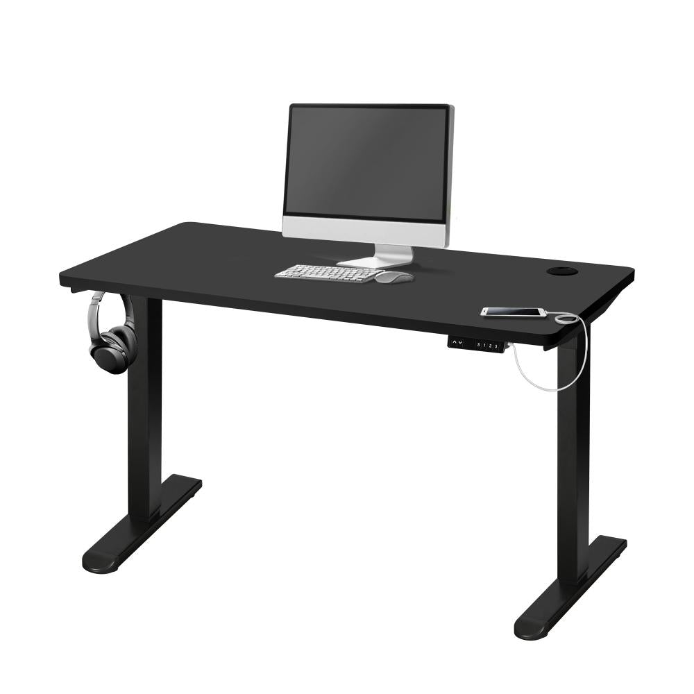 Standing Desk Adjustable Motorised 140cm Black