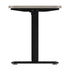 140cm Electric Standing Desk Single Motor Black&Grey-Oak
