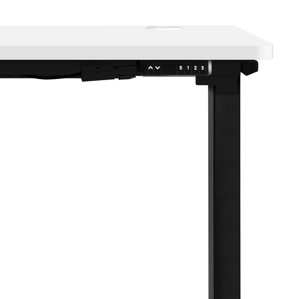 Standing Desk Adjustable Motorised 140cm Black&White