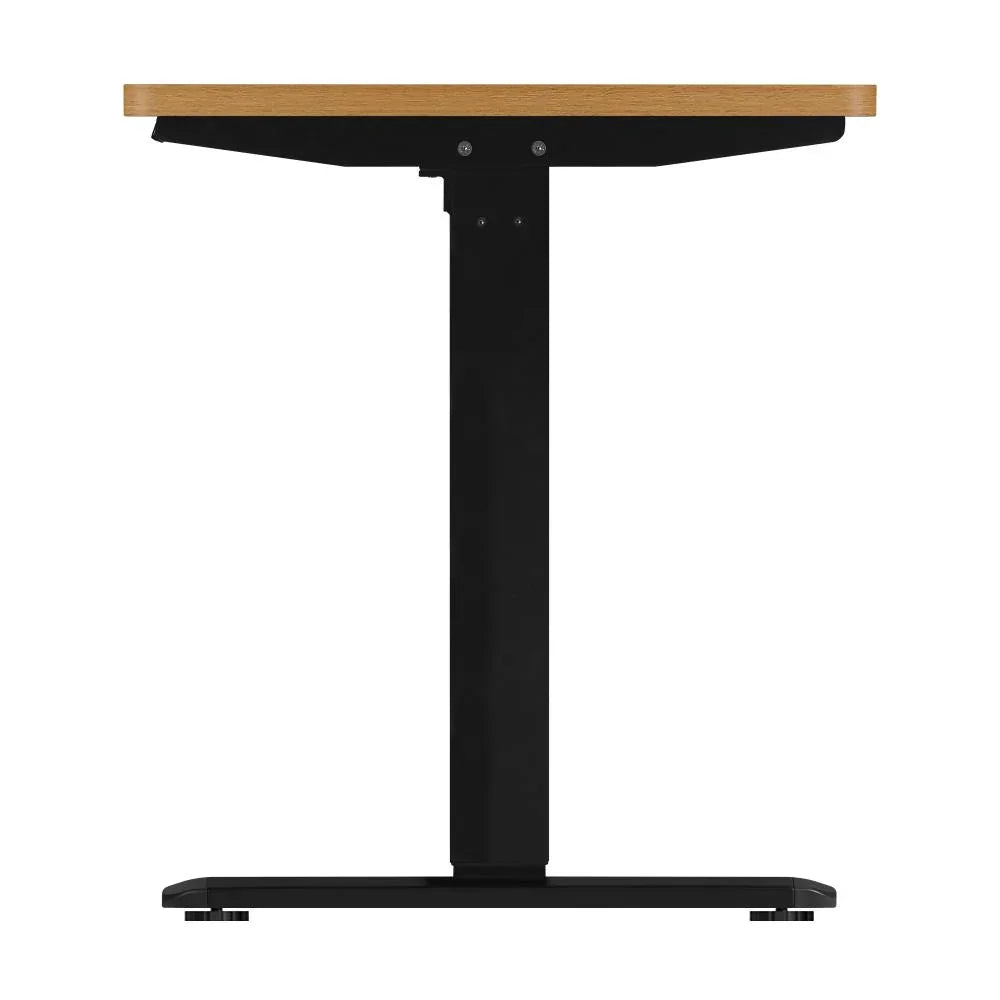 Oikiture Standing Desk Adjustable Motorised 150cm Black&Oak