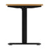 Oikiture Standing Desk Adjustable Motorised 150cm Black&Oak