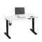 Standing Desk Adjustable Motorised 150 Black&White
