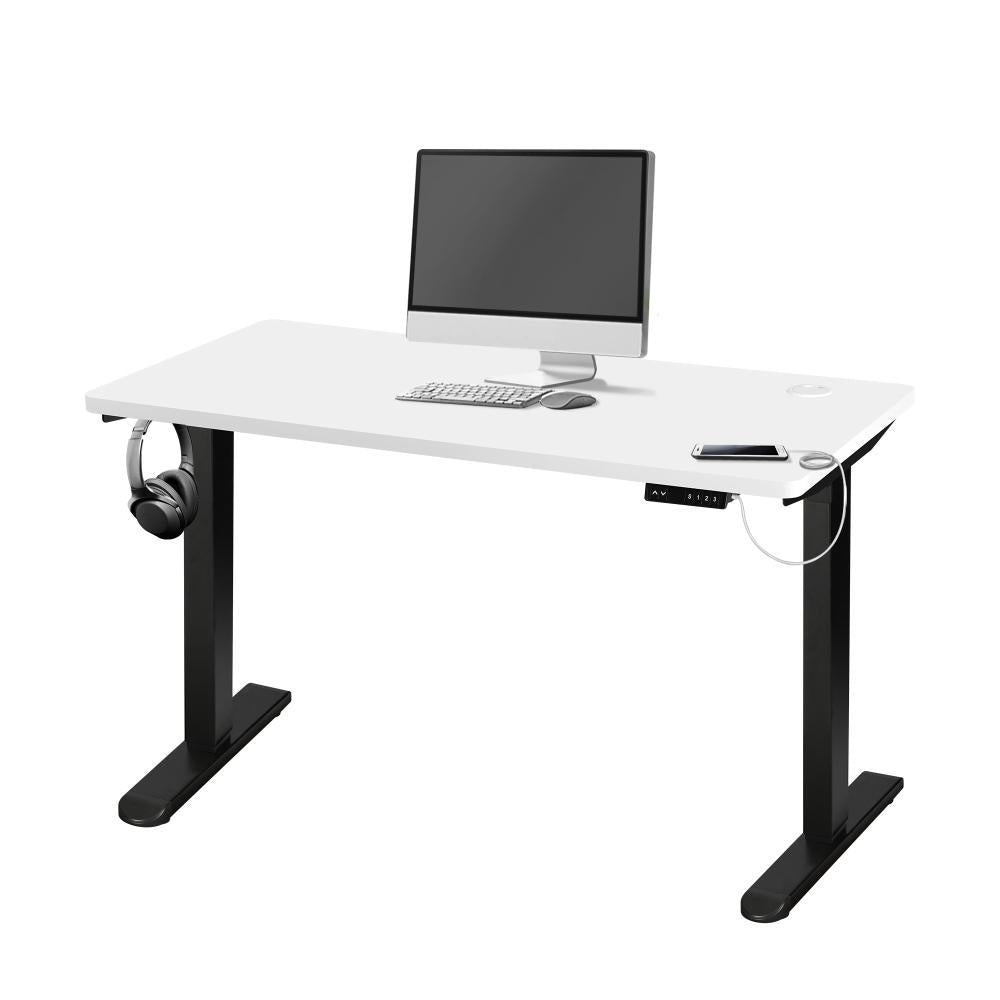 Standing Desk Adjustable Motorised 150 Black&White