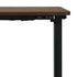 Sit Stand Desk Motorised Adjustable 160cm Black&Walnut
