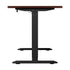Standing Desk Wireless Charging Single Motor 140CM Black&Walnut