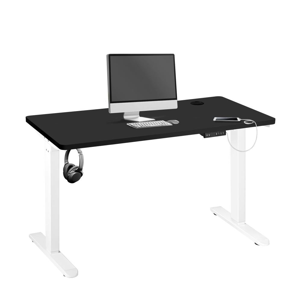 Standing Desk Adjustable Motorised 120cm White&Black