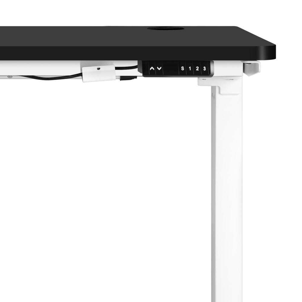 Standing Desk Adjustable Motorised 120cm White&Black