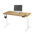 Standing Desk Adjustable Motorised 120cm White&Oak