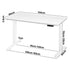 Standing Desk Adjustable Motorised 120cm White