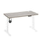 140cm Electric Standing Desk Single Motor White&Grey-Oak