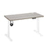 140cm Electric Standing Desk Single Motor White&Grey-Oak