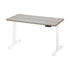 140cm Electric Standing Desk Single Motor White&Grey-Oak