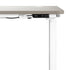 140cm Electric Standing Desk Single Motor White&Grey-Oak
