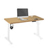 Standing Desk Adjustable Motorised 140cm White&Oak