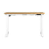 Standing Desk Adjustable Motorised 140cm White&Oak