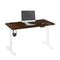 Standing Desk Adjustable Motorised 140cm White&Walnut
