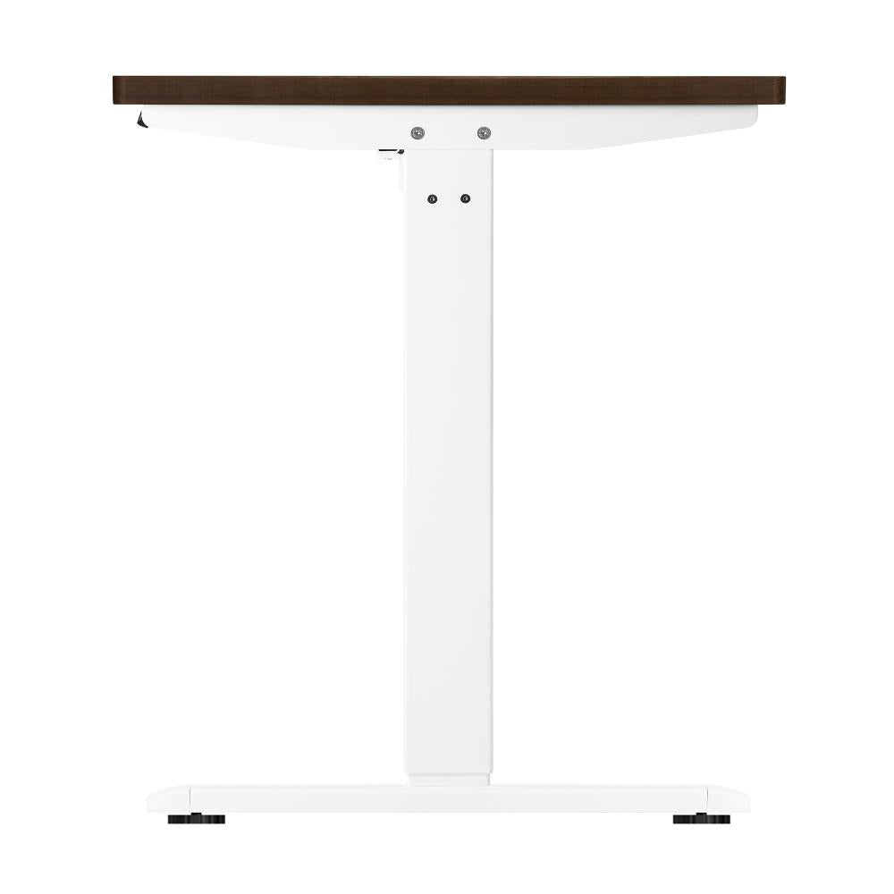 Standing Desk Adjustable Motorised 140cm White&Walnut