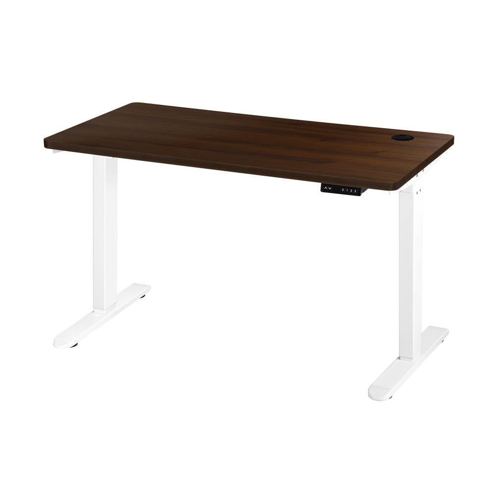 Standing Desk Adjustable Motorised 150cm White&Walnut