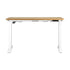 Sit Stand Desk Motorised Adjustable 160cm White&Oak
