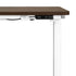 Sit Stand Desk Motorised Adjustable 160cm White&Walnut