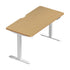 Standing Desk Wireless Charging Single Motor 140CM White&Oak