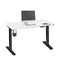 Standing Desk Dual Motor Adjustable 120cm Black&White