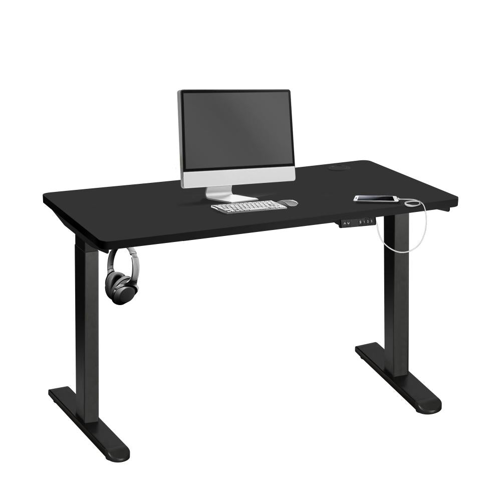 Standing Desk Dual Motor Adjustable 140cm Black
