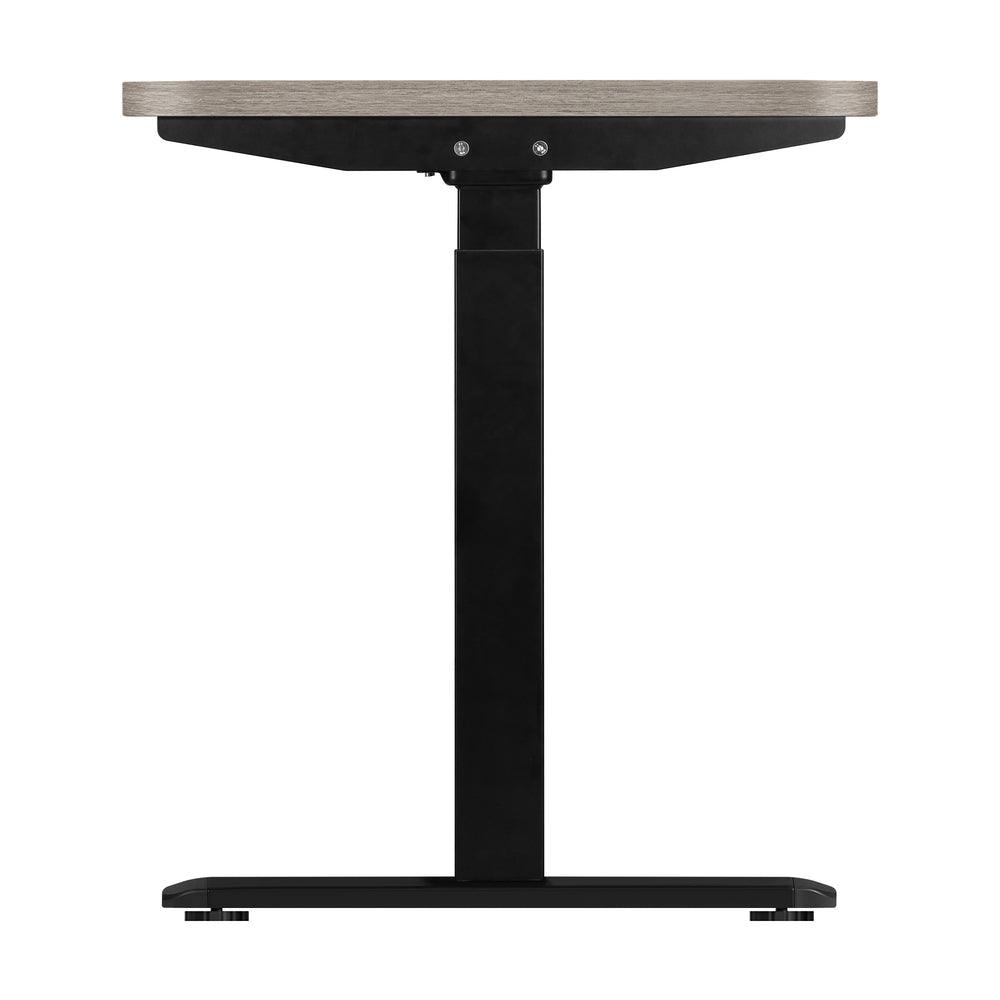 140cm Electric Standing Desk Dual Motor Black&Grey-Oak