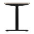 140cm Electric Standing Desk Dual Motor Black&Grey-Oak