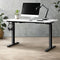 Oikiture 150cm Dual Motor Electric Standing Desk Sit Stand Adjustable White
