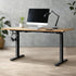 Sit-Stand Desk Height Adjustable Desk Black&Oak